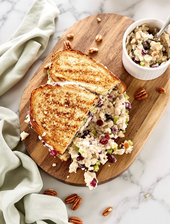 cranberry pecan chicken salad