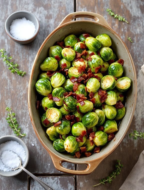 crispy bacon brussels sprouts