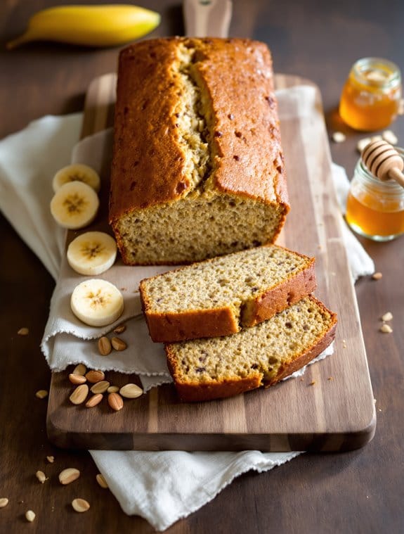 crunchy nut banana bread